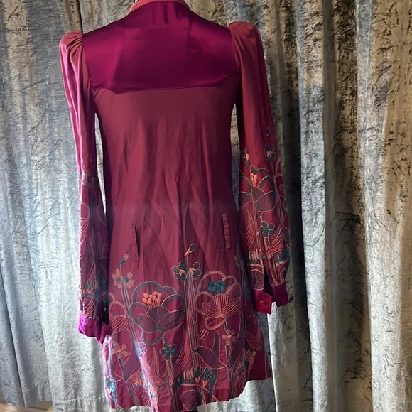 Heatherette hand embroidered dress size 2 - Picture 3 of 4